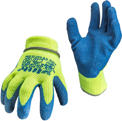 Alca Gloves for Work Cold-Resistant Blue Latex 1pcs