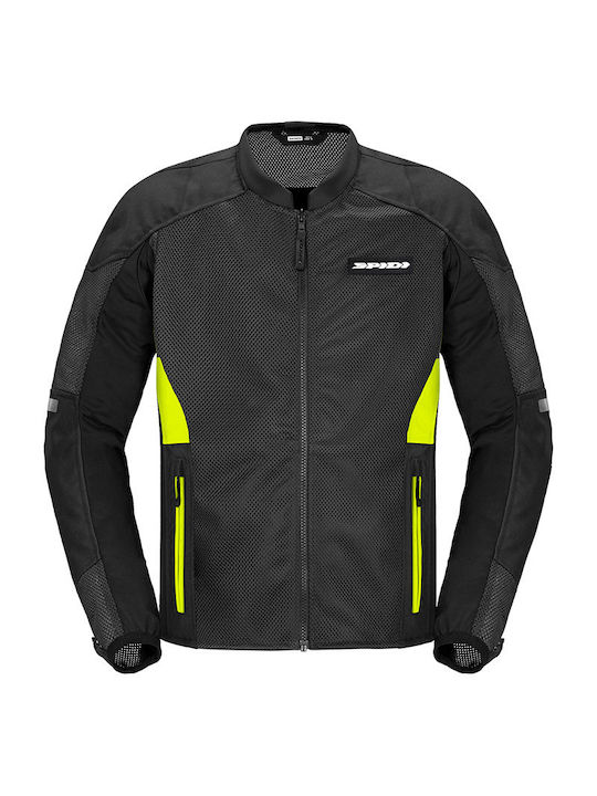 Spidi Sommer Herren Motorradjacke Schwarz