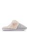 Winter Women's Slippers with Fur Gray