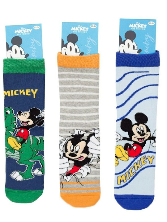 Warner Bros Șosete Lungi Antiderapante pentru Copii Multicolore 3 Perechi Warner Bros Șosete Lungi Antiderapante pentru Copii Multicolore 3 Perechi