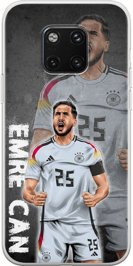 Euro 2024 Emre Can Huawei Mate 20 Pro Flexibles TPU Transparentes Silikon