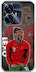 Euro 2024 Rafael Leao Realme C55 Flexible Tpu Transparent Silicone
