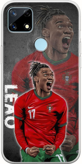 Euro 2024 Rafael Leao Realme 7i Flexibles TPU Transparentes Silikon