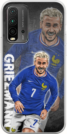 Euro 2024 Antoine Griezmann Xiaomi Redmi 9t Flexible Tpu Transparent Silicone