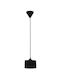 Heronia Pendant Light Black with Socket E27 14x90cm