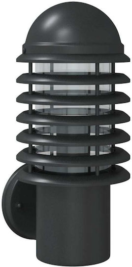 vidaXL Lumină de exterior montată pe perete E27 IP44 15x15x33.5εκ.