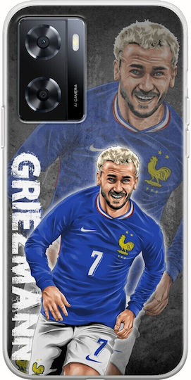 Euro 2024 Antoine Griezmann Oppo A57 4g Flexibles TPU Transparentes Silikon