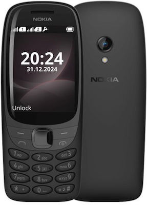 Nokia 6310 (2024) Dual SIM Κινητό με Κουμπιά Μαύρο