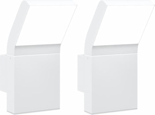 vidaXL Wandmontiertes Außenlicht LED IP54 9W Mit Warmweißem Licht 10x15x22cm