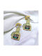 Tequila Bottle Shape Earrings with Rhinestones