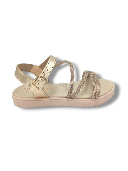 Scarpy Παιδικά Πέδιλα Rose Gold Scarpy Παιδικά Πέδιλα Rose Gold