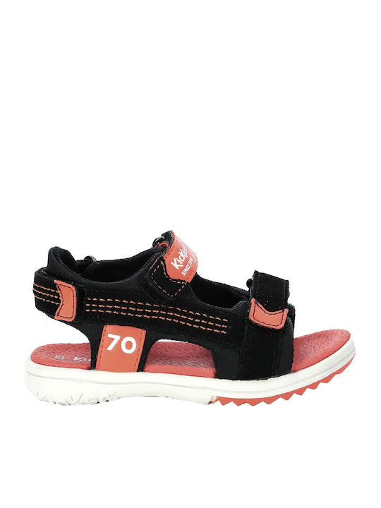 Kickers Sandale Copii Plane Negru