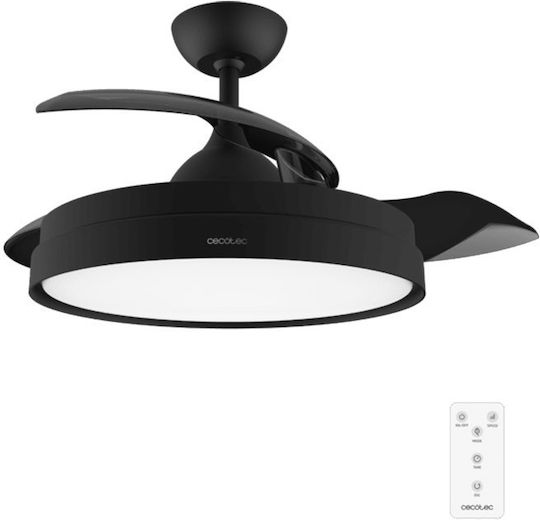Cecotec EnergySilence Aero 4280 Invisible Ceiling Fan 106cm with Light Black
