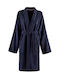 Tommy Hilfiger legend Bathrobe with Collar in Blue Color 400gr/m²