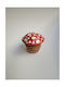 Decorative Mushroom made of Glass 1pcs