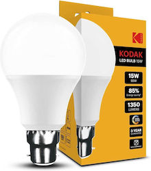 Kodak LED Bulbs for Socket B22 and Shape A65 Natural White 1350lm 1pcs