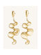 StanStefan Earrings Pendants made of Steel Gold Plated