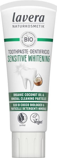 Lavera Sensitive Whitening Οδοντόκρεμα για Λεύκανση , Πλάκα & Τερηδόνα 75gr