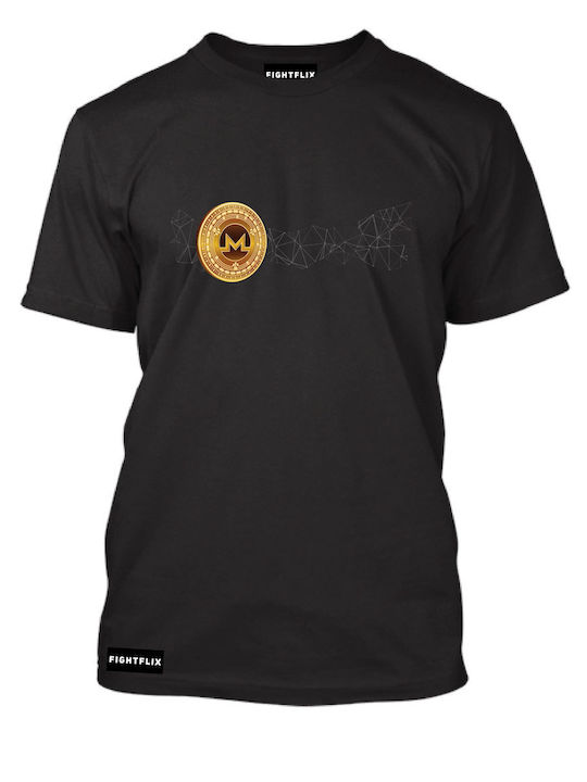 FightFlix T-shirt Μαύρο