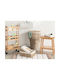 Stool For Kitchen Wooden Brown 25.2x39.5x46cm