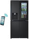 LG Side-by-Side Refrigerator 508lt Total NoFrost H178.7xW83.5xD73cm Gray GMG860EPBE