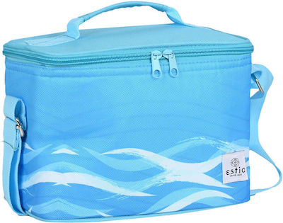 Estia Insulated Bag Shoulderbag Save the Aegean 5 liters Tranquil Tides L22 x W15 x H16cm. Light Blue Tranquil Tides