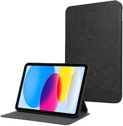 Flip Cover Piele / Silicon Rezistentă Negru iPad 10th Gen 10.9 2022 EDA005663804D