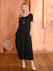 Derpouli Maxi Dress Black