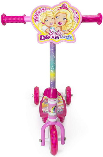 D'Arpeje Kinderroller Barbie Dreamtopia 3-Rad für 3+ Jahre alt Jahre Rosa