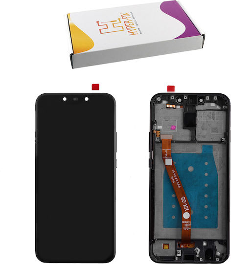 Hyper Fix Οθόνη με Μηχανισμό Αφής και Πλαίσιο για Huawei Mate 20 Lite (Μαύρο)