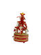 Christmas Decorative Wooden Red 22x12cm.