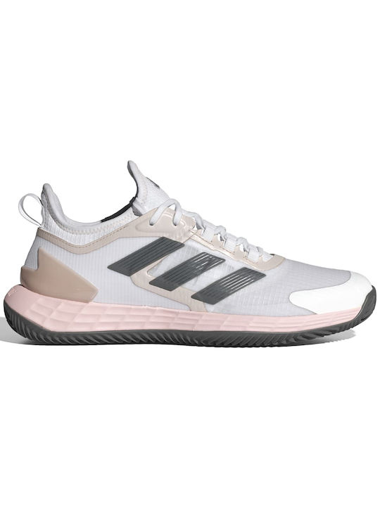 Adidas Adizero Ubersonic 4.1 Tennisschuhe Tongelände Ftwr White / Grey Four / Sandy Pink
