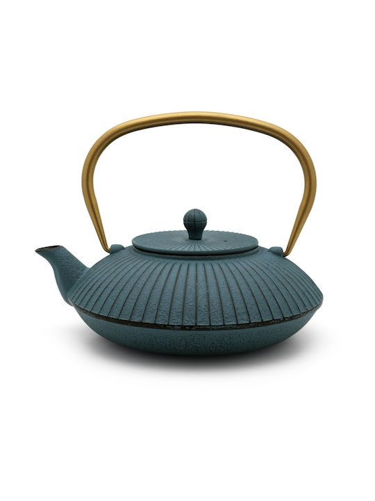 Bredemeijer Cast Iron Green Teapot 1100ml