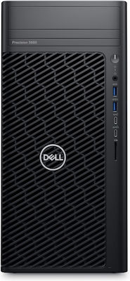 Dell Precision 3680 Jocuri Desktop PC (Nucleu i7-14700/32GB DDR5/1TB SSD + 2TB HDD - unitate de hard disk/RTX 2000 Ada/W11 Pro)