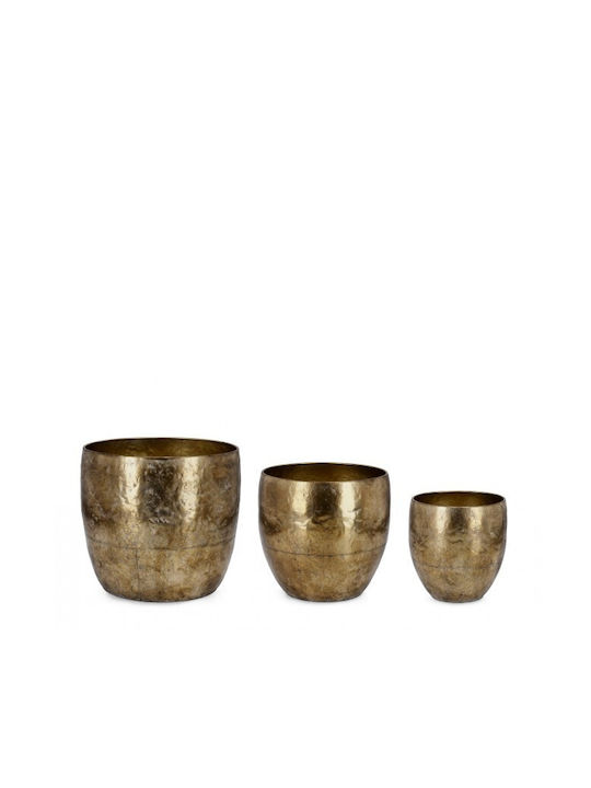 Bizzotto Pot Bronze Set 3pcs