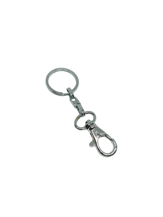 Keychain Γάντζος Metallic Silver