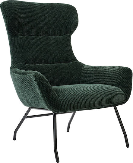 Josephine Armchair with Footstool Cypress Green 84x89x109cm