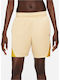 Women's Activewear Shorts Dri-Fit Sesame Vivid Sulfur Black DH7363 252