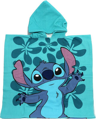 Disney Poncho de plajă pentru copii Turcoaz