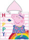 Borea Kinder Strandponcho Peppa Schwein Rosa