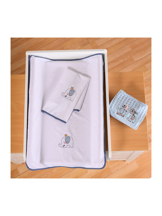 abo Burp Cloth Blue