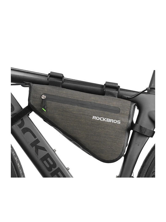 Rockbros AS-017 Geantă pentru cadru bicicletă Verde