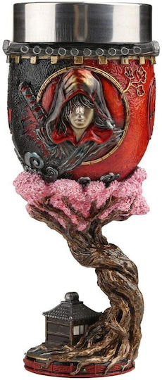 Nemesis Now Assassin's Creed: Shadows - Naoe Cupă (18cm) Pahar Cocteiluri din Sticlă