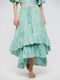 Ble Resort Collection Women's Skirt Beachwear Blue/glaze