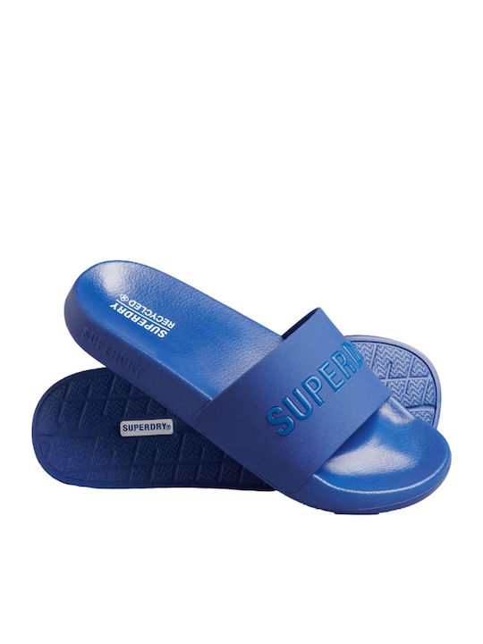 Superdry Ανδρικά Slides Μπλε
