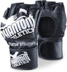 Phantom Athletics Blackout MMA Handschuhe aus Kunstleder Schwarz