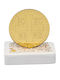 Ceramic Constantinople Golden Woven Pebble 8cm M105r