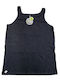 Men's Undershirt Sleeveless in Black Color