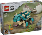 Lego Jurassic World Baby Bumpy Ankylosaurus pentru 7+ ani 358buc