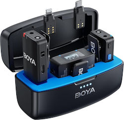 Boya Microfon Wireless Boyamic Contactați pentru Cameră ZE-2.35.70.02.022 Android USB-C și iPhone cu 2 transmițătoare